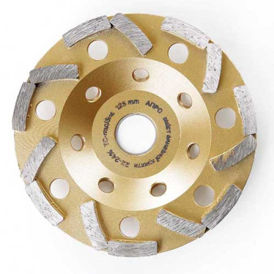 Диск Алмаз (ЧАША) ТС-образний 125мм 22-24% Апро /830540