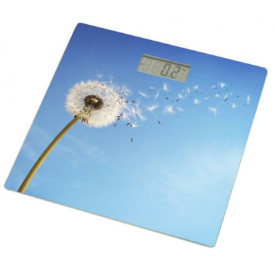 Ваги електронні 180кг підлогові Grunhelm BES-BLB Кульбаба 280*280мм батарейка 3VCR2032 гарантія 1 рік