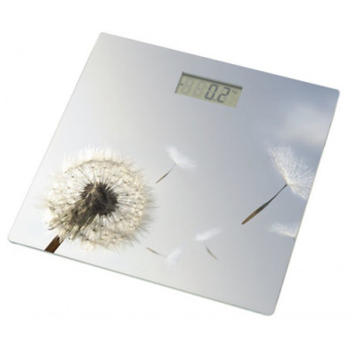 Ваги електронні 180кг підлогові BES-BLG GRUNHELM Кульбаба сіра 28*28см (батар 1*3VCR2032) гарантія 1 рік