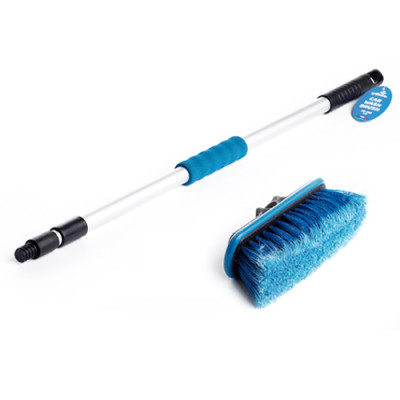 Щітка для миття АВТО телескопічна 78-130см, вис 6см, шир 7см,  (ЩІТКА+РУЧКА) (12Atelie) /уп. 12шт
