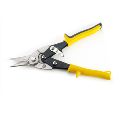 Ножиці по металу 250 мм прямі Cr-V Cила-Інструмент /уп 6шт