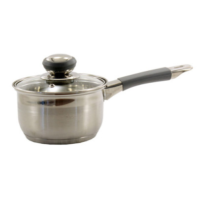 Ківш нерж 1.9л скл. кришка ZB-1.9CS/8шт в ящ.