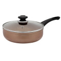 Сковорода з АП мармуровим покриттям d=260 глибока FPM 262D Бронза