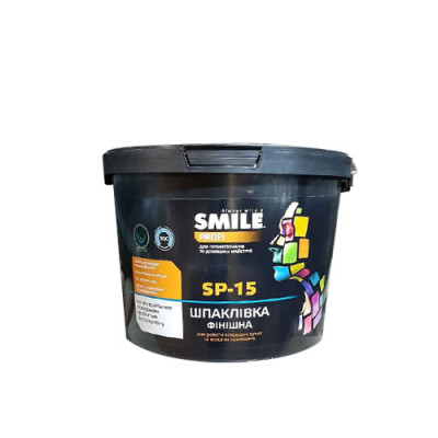Шпаклівка SMILE SP-15 Profi фінішна 1,4кг /12шт