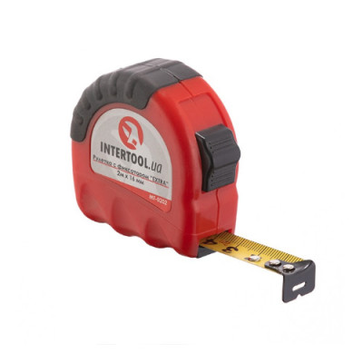 Рулетка з фіксатором 2м. х 16 мм EXTRA /уп. 12шт