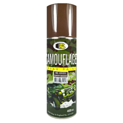 Аерозоль BOSNY КАМУФЛЯЖ Earth brown 400мл/С005/708/6шт