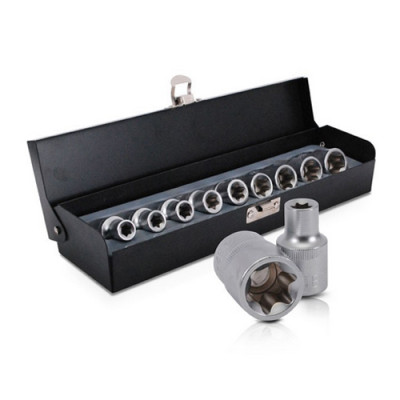 Набір голівок TORX 9шт, E10-E24 1/2