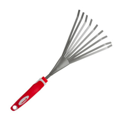 Граблі віялові садові 37см х 15,5см з комб.рукояткою /24шт в ящ/