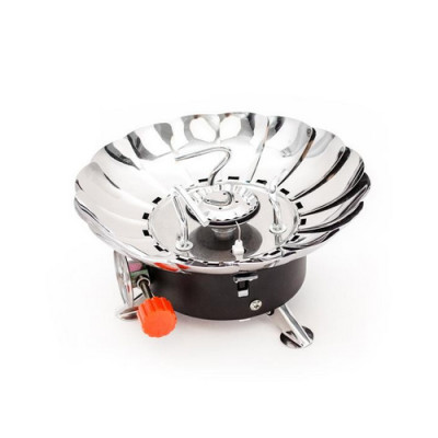 Плита газова портативна пелюсткова з захистом від вітру (п`єзо-підпал) Інтертул