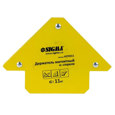 Магніт SIGMA для зварювання СТРЕЛА 11кг, 75мм*65мм