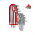 Набір ключів Г-подібних TORX 9шт. T10-T50, S2 PROF