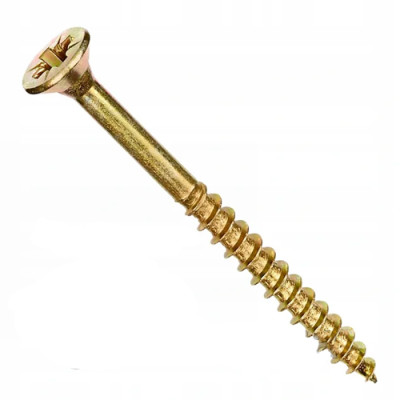 Шуруп (саморіз) універсальний 4мм*40мм (ЖОВТИЙ) (500шт.) X-TECH КОРОБКА Шуруп (саморіз) універсальний 4мм*40мм (ЖОВТИЙ) (500шт.) X-TECH КОРОБКА