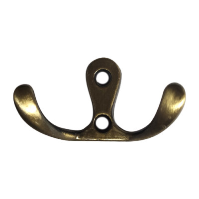 Гачок подвійний економ АВ бронза (10 шт)