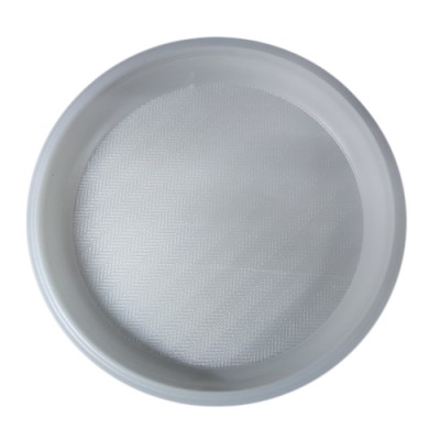 Тарілка біла одноразова пластик 205мм (50шт)