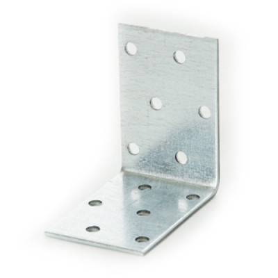 Куток кріпильний оцинкований 60мм*60мм*40мм*2мм (уп 10шт) Апро