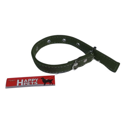 Нашийник подвійний брезент, безрозмірний 2,0см довж. 40см HappyPets/10шт Нашийник подвійний брезент, безрозмірний 2,0см довж. 40см HappyPets/10шт