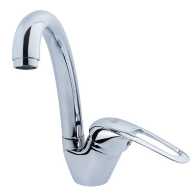 Змішувач для кухні SE d40 гусак ухо на гайці TAU (SF-4B139C)