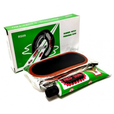 Набір Латка гумова + Клей RS009 (овальна)