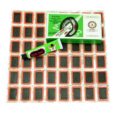 Набір Латка гумова + Клей RS4803 (квадратна)