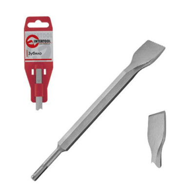 Зубило SDS-Plus, 280мм*17мм*25мм (плоське) Інтертул