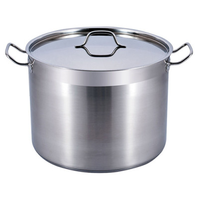 Каструля нерж.цил. 13л.,нерж. кришка / ZB-28