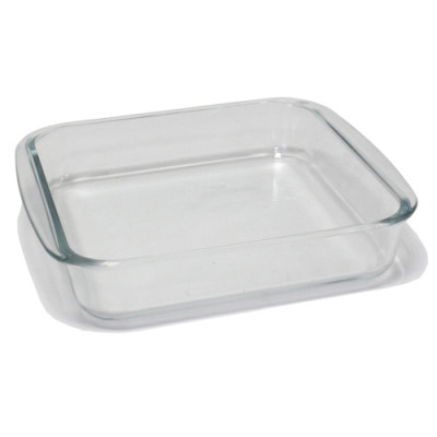 Деко квадратне жароміцне скло 2,3л /8080