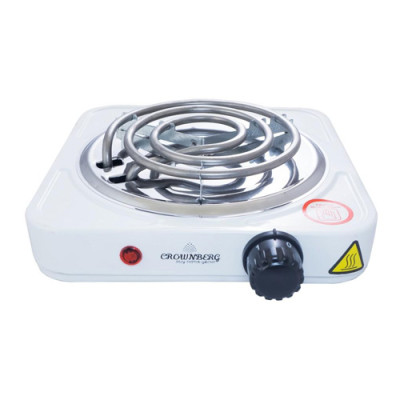 Електроплитка 1кВт 1конф.вузький тен CROWNBERG (СВ 3740) (без гарантії)