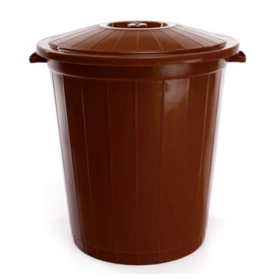 Бак п/э харч 65л з кришкою кольоровий ДК