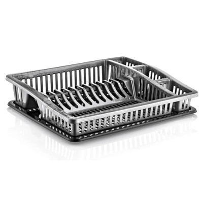 Сушарка для посуду одноярусна Dunya сіра/07105 Сушарка для посуду одноярусна Dunya сіра/07105