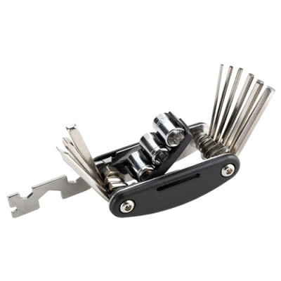 Мультиінструмент велосипедиста 90мм, 16 в 1 + насадки