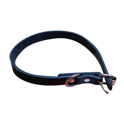 Нашийник EXOTIC  1,2см(шкіра) МІКС довж. 33см,HappyPets/10шт