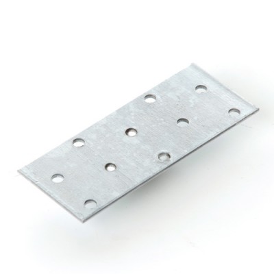 Пластина кріпильна перфорована 40мм*80мм товщ 2мм оц. (20шт./уп) Апро