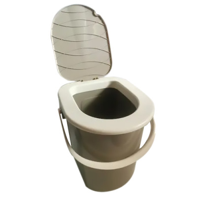 Відро туалетне (біотуалет) 22л УП какао/біла троянда