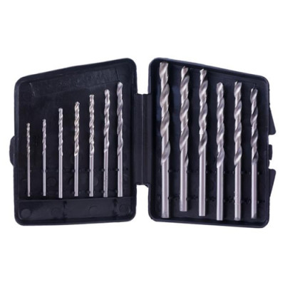 Набір свердел по металу P6M5 пласт бокс 1,5мм-6,5мм, 13шт Апро