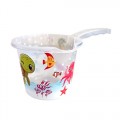 Ківш дитячий 1,2л з малюнком прозорий ELIF