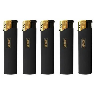 Запальничка чорна/синя/уп 50шт