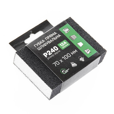 Губка для шліфування 100мм*70мм P240 Апро