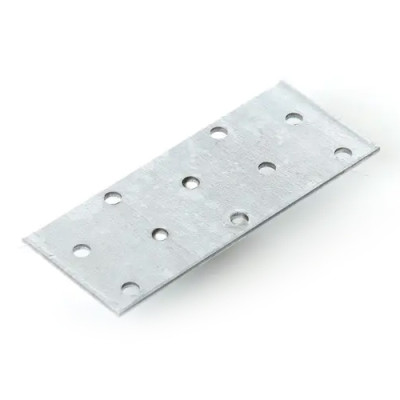 Пластина кріпильна перфорована 40мм*100мм товщ 2мм оц. (20шт./уп) Апро