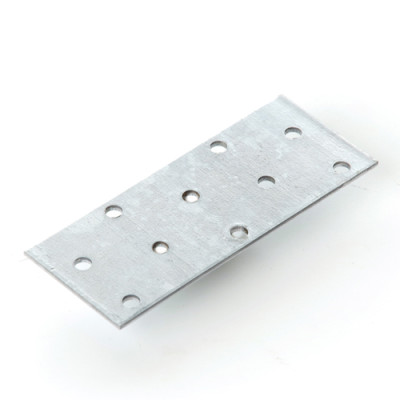 Пластина кріпильна перфорована універсальна 100мм*35мм товщ 2мм оц. (10шт./уп) Апро