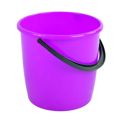 Відро 12л п/е харчове кольорове без кришки R Plastic Фіолетовий /01206