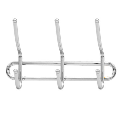 Вішак настінний (хром) 3 гачок 26*14,5см/ LU-22-3/МН-0204/