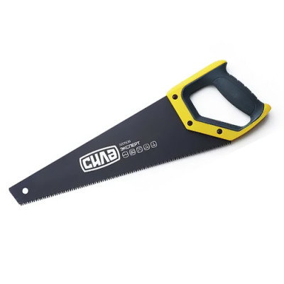 Ножівка по дереву 450 мм,тефлон. покр, 2-х компон. пласт. ручка Сила-Інструмент /уп 6шт