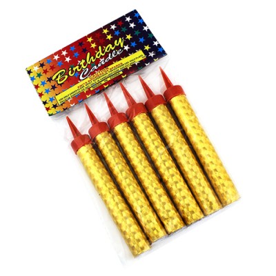 Свіча-феєрверк 12см уп.6шт