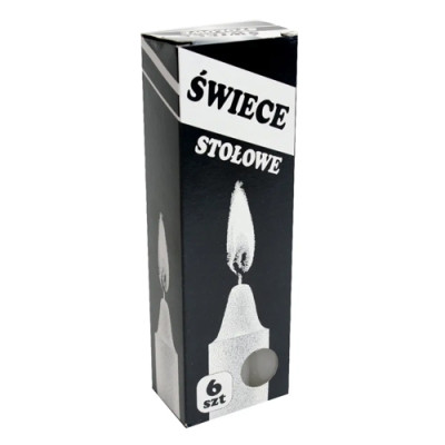 Свіча столова уп.6шт