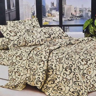 К-т пост. білизни євро /049 бязь MERRYLAND BRONZE(пр200*215, под. 200*215, нав. 70*70*2)