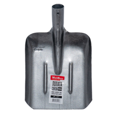 Лопата совкова 23см*27,5см лакована (рельсова сталь) Woffmann Profesional Tools /уп 12шт