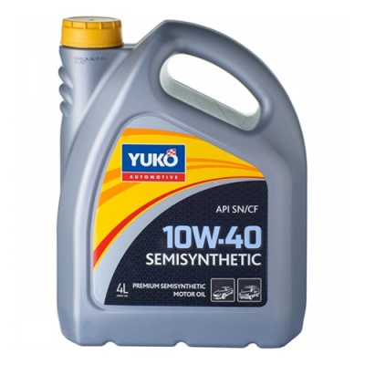 Олива моторна 10W-40 API SN/CF YUKO SEMISYNTHETIC 4л /уп.4шт
