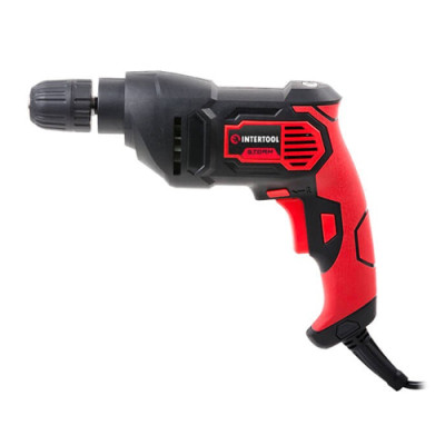 Дриль Інтертул 500Вт, 0-2400 об/хв, 0.8-10мм,реверс, гарантія 3 роки