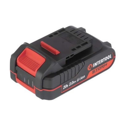 Акумулятор Li-ion Інтертул 20В 2Ач індикатор рівня заряду / гарантія 1рік