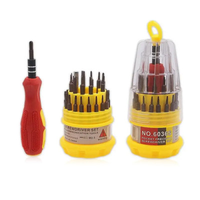 Набір викруток для мобілок у прозорому стакані (16пред) МЕ-6016